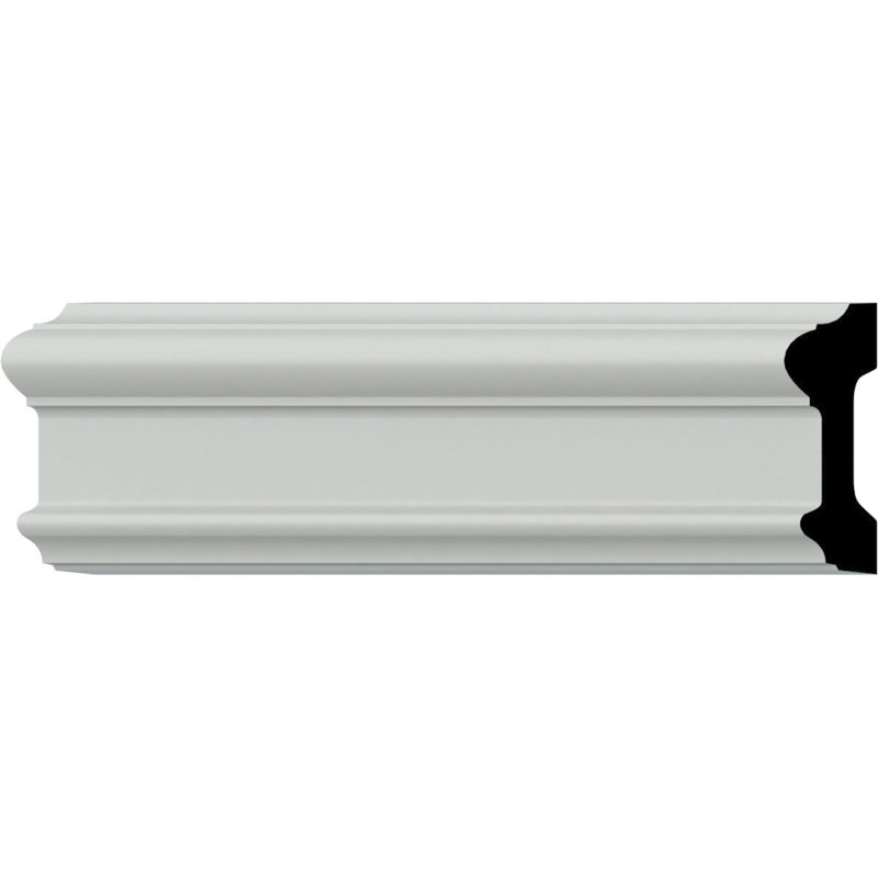 Rail de chaise Bedford H 3 5/8 po x P 1 1/4 po x L 94 1/2 po