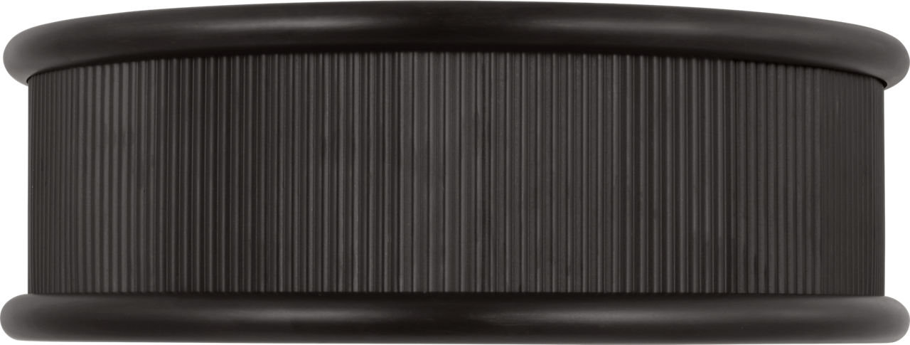 Rigsby 5-Light Flush Mount, 6" H x 18" W x 18" D, Aged Iron