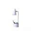 Lampe de bureau 19,5 po en métal blanc avec organisateur