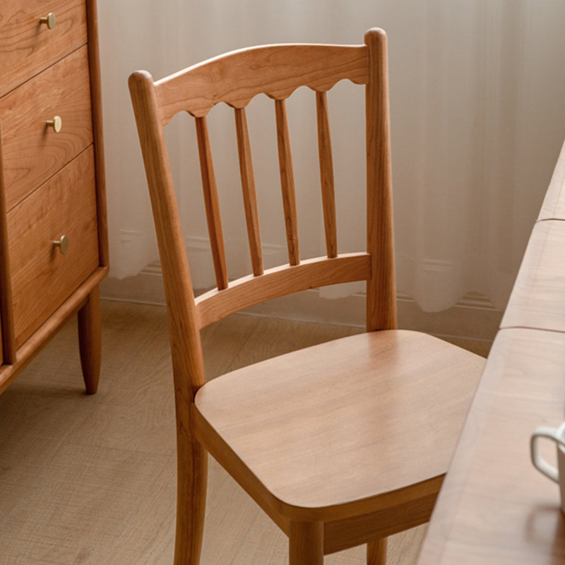 Chaise de salle à manger à haut dossier Vintage