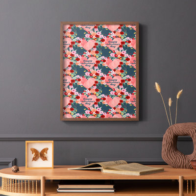 «Sweet Hearts Collection», reproduction encadrée E - bois massif