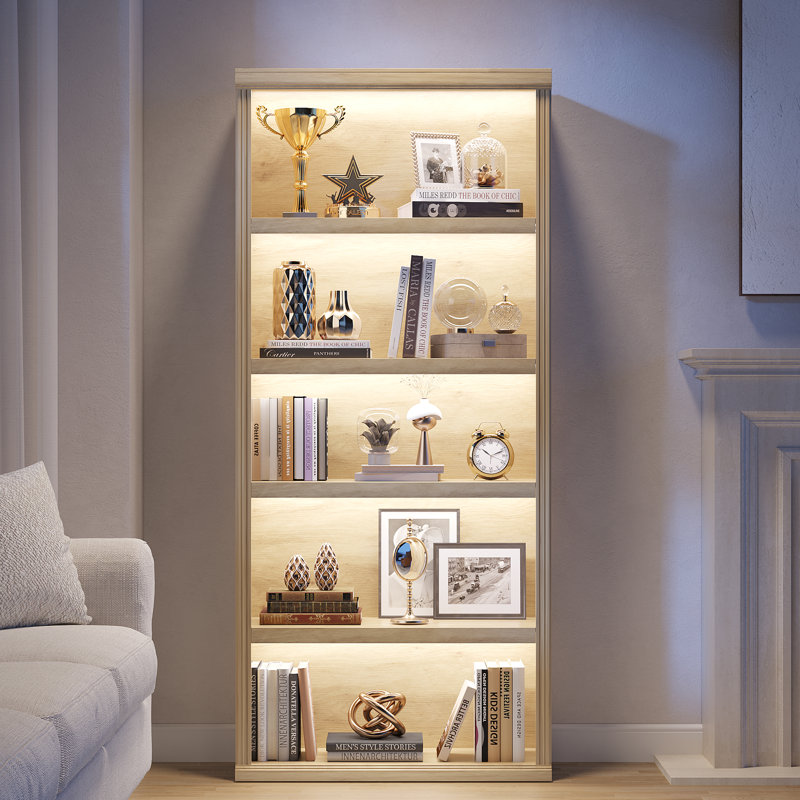 180cm H x 80cm W Bookcase, Oak
