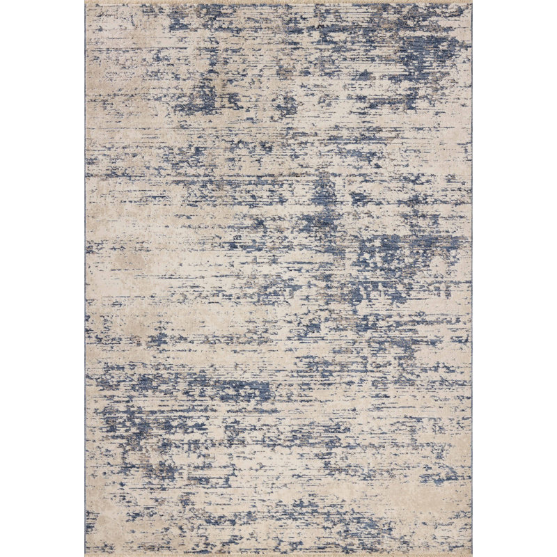 Loloi Nellie Dove / Blue Area Rug, Rectangle 2' x 3'
