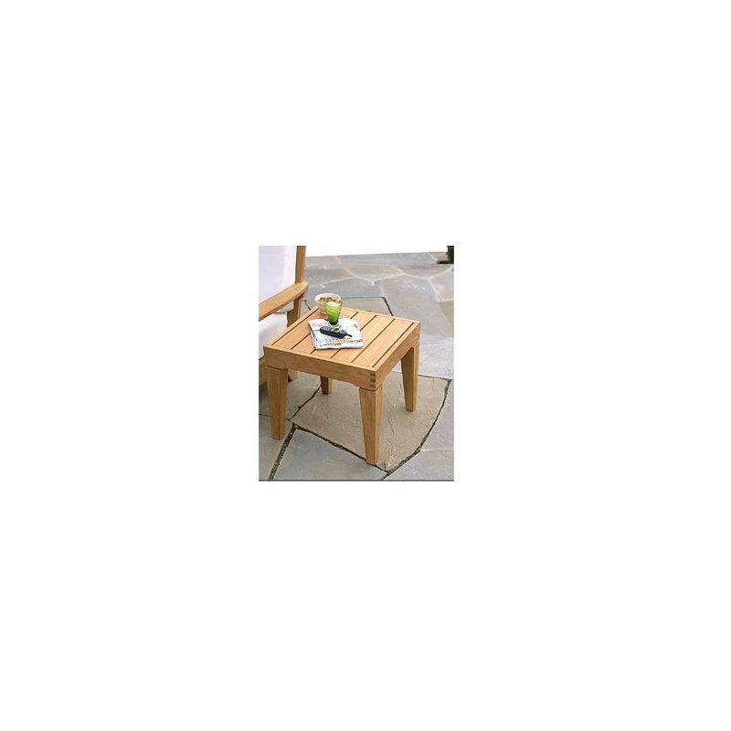 Macleod Outdoor Square Teak Side Table