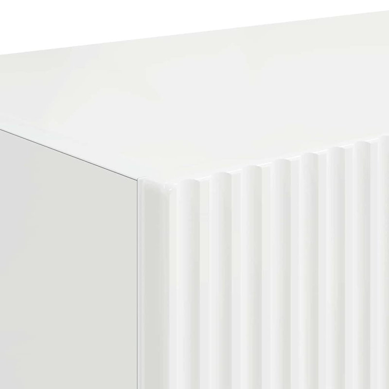 Unfinished TV Stand, Gloss White, 29.5cm H x 78.5cm L x 31cm W