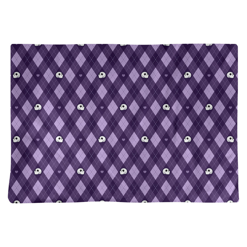 Récapitulatif en coton 18 po katelyn elizabeth argyle crânes, Mauve