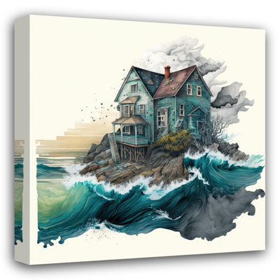 Castaway I - reproduction sur toile sans cadre
