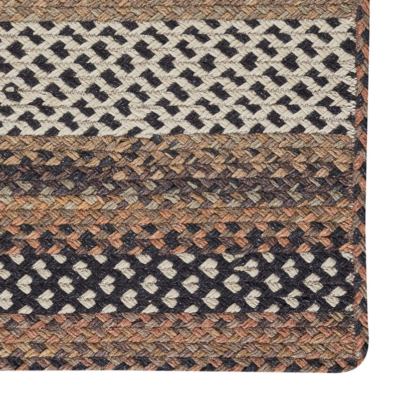 Arqumedes Wool Striped Indoor Rug, Cross Sewn Rectangle 8' x 11'