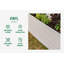 Jardin surélevé en vinyle blanc classique