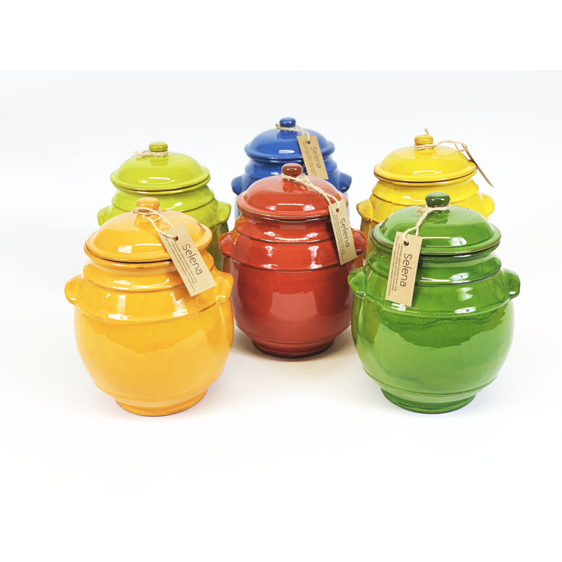 Ceramic / Porcelain Jar, Orange