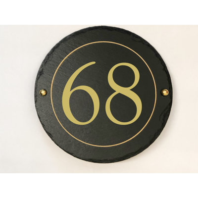 Easingwold 24cm H Stone House Number