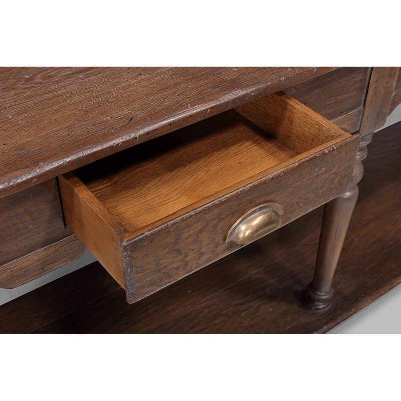 Dinan 78.7'' W Solid Wood Console Table