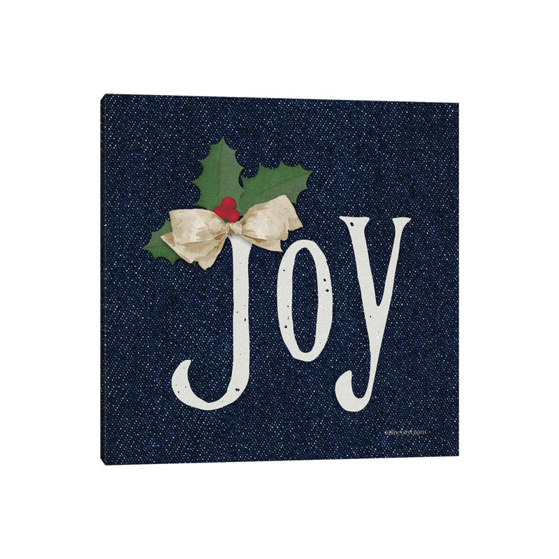 Joy by Bluebird Barn - Wrapped Canvas Print, 45.72 cm H x 45.72 cm W x 1.91 cm D