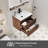Sharee Single Bathroom Vanity With Sink Top, Zinc Alloy Faucet And Drain, Epa Certificate-2111237705-2111237711