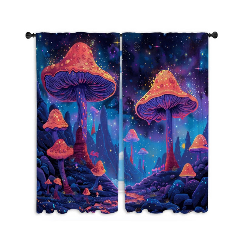 Paire de rideaux obscurcissant en polyester Aivan, L 20 po x L 63 po