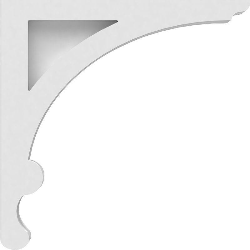 Corbeau en PVC Legacy de qualité architecturale, H 12 po x P 12 po x l 1,875 po