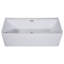 59'' x 28.4'' Freestanding Soaking Acrylic Bathtub