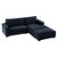 3 Piece Upholstered Sectional Sofa with Removable Ottoman-357018613