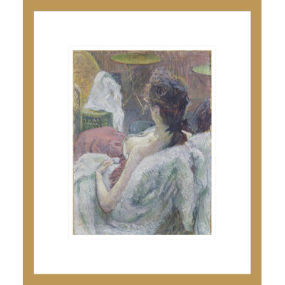 The Model Resting by Henri de Toulouse-Lautrec -Framed Giclee Print