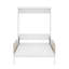 Grand lit escamotable avec coussin-541195480