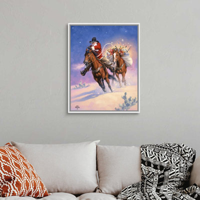 Reproduction d’art sur toile, "père Noël