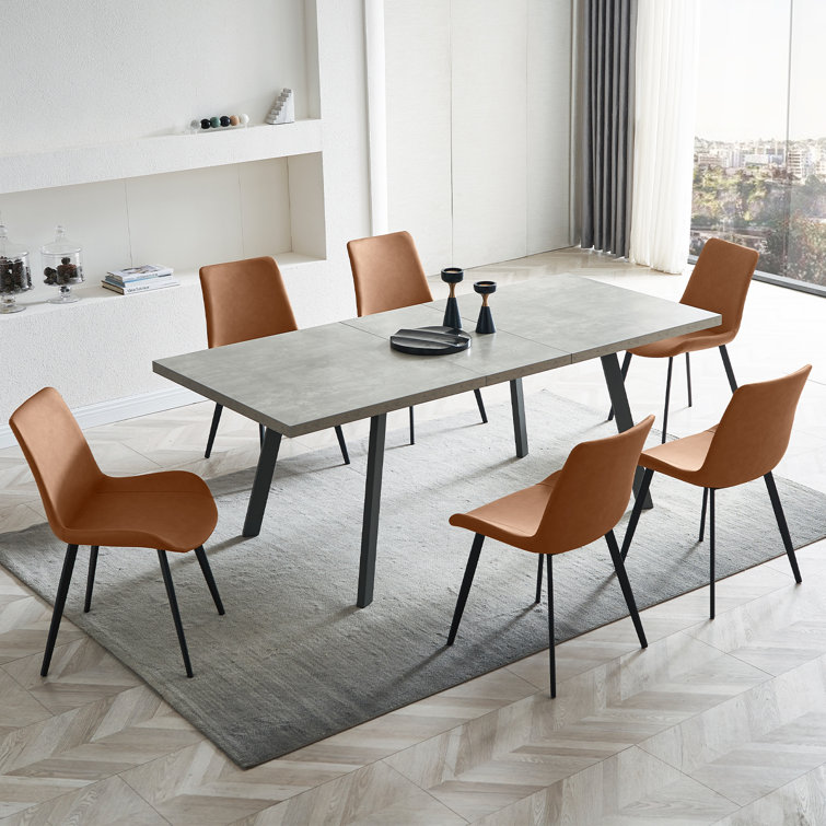 Iras 6 - Person Extendable Dining Set, (legs only)