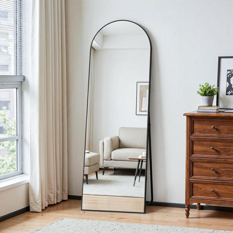 Mirror, 150L x 50W cm, Black