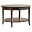 Table basse ronde en bois massif Wilfrid