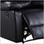 Fauteuil inclinable électrique en cuir synthétique Eilbra avec siège à ressorts ensachés et conception KD pour un assemblage facile