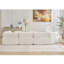 Canapé modulaire moderne en L de 140 po, sans assemblage requis, canapé modulaire Boucle-468603492