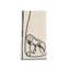 Line Drawing Embroidered Linen Napkins