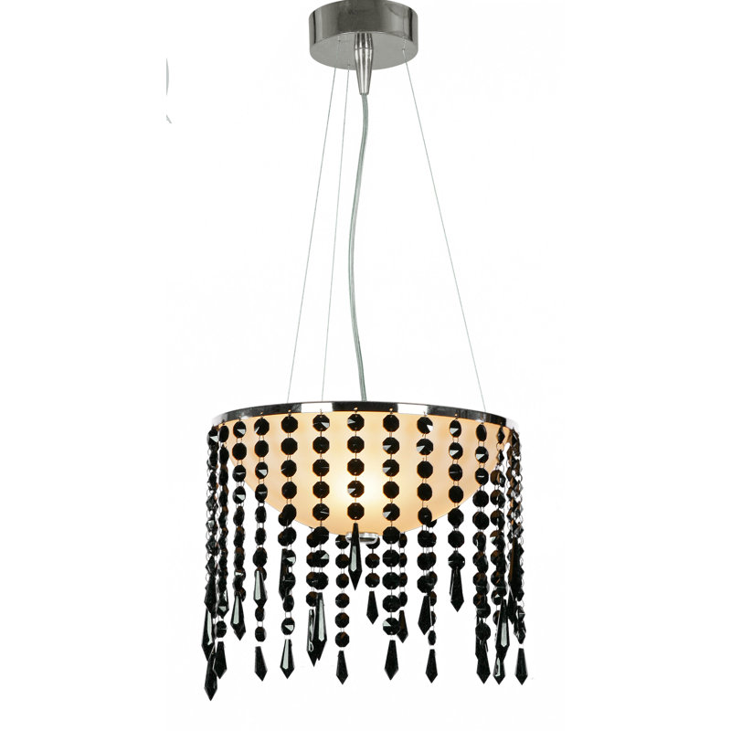 Eclectic 3 - Light Polished Chrome Drum Pendant