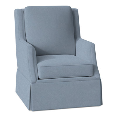 Savannah Skirted Swivel Glider