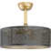 Boho Ceiling Fan With Light And Remote Control, 6-Speed Reversible Motor, Caged Design With Metal Engraving For Bedroom, Living Room, Nursery