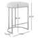 Upholstered Counter Stool with Metal Frame
