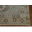Tapis vert à motif géométrique vert Oushak