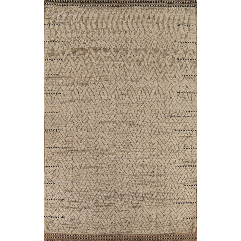Tapis marocain en laine Earth Tone 9 x 13