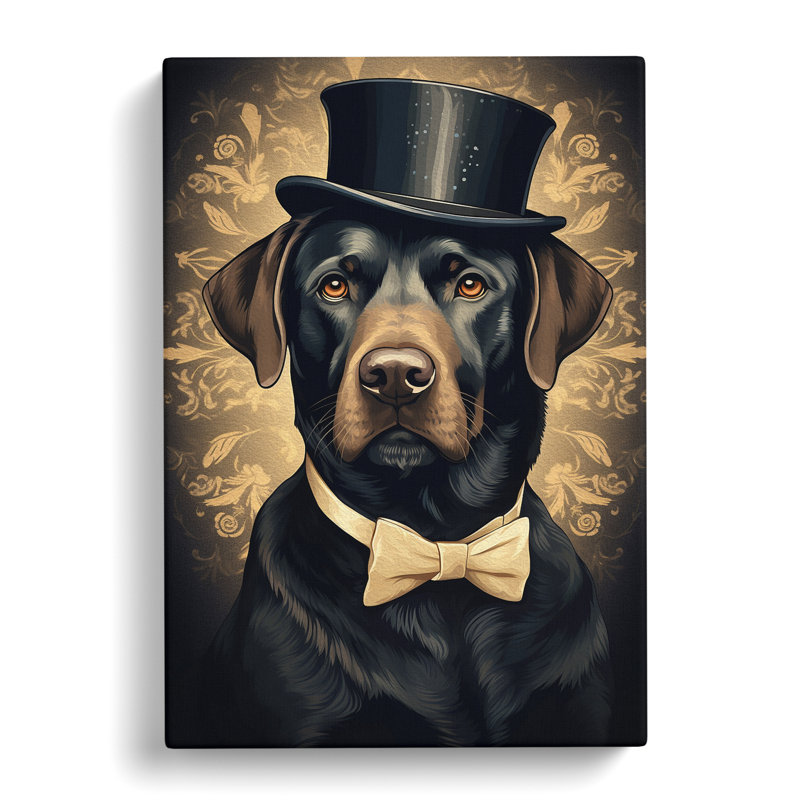 Labrador Retriever Deco - Single Picture Frame Print, 60cm H x 40cm W x 3cm D