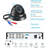 8CH DVR Security Camera System with 1TB HDD, 4pcs 2MP Wired Outdoor Dome Cameras, Motion Detection