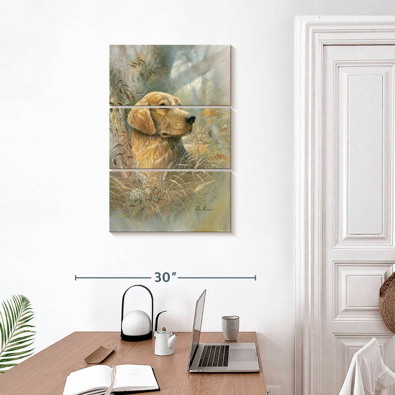 Beauté dorée Brampt Dog, H 32 po x l 20 po