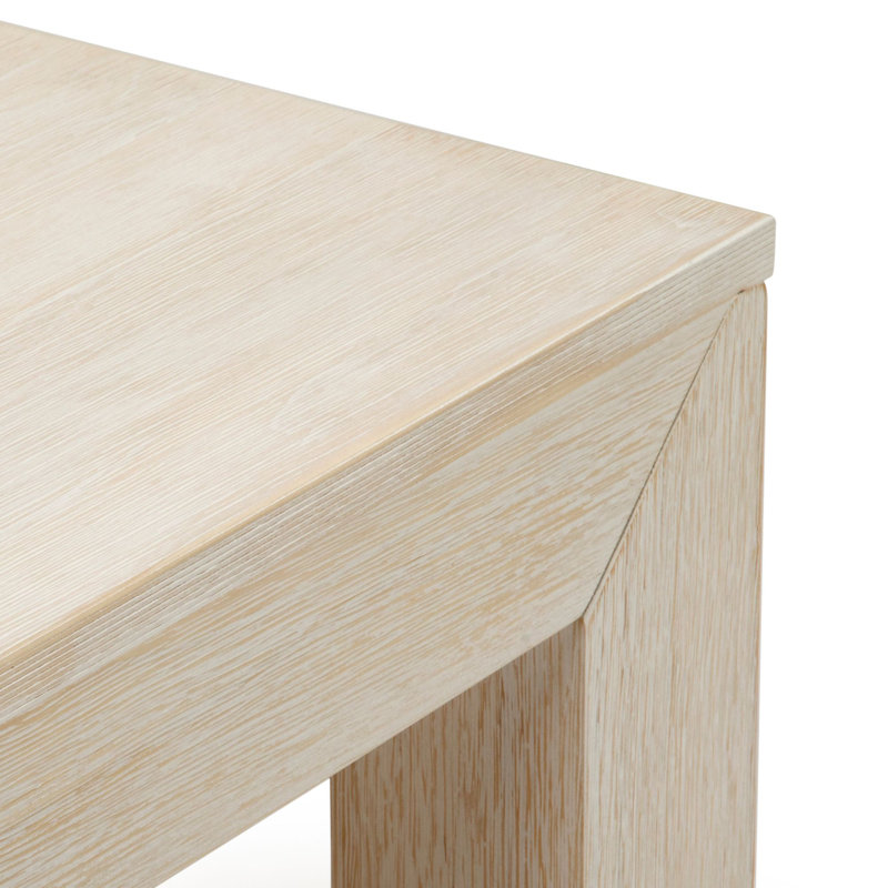Table basse moderne moderne (48 po x 24 po / 1220 mm x 610 mm), brosse métallique, H 15 po x L 48 po x l 24 po