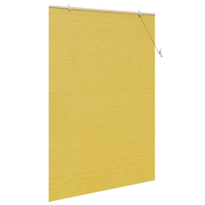Bamboo Venetian Blind, Yellow, 220cm L x 140cm W
