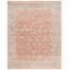 Tapis oriental en laine / coton noué à la main Oushak - orange / beige-93574276
