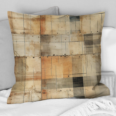 Abstract Throw Pillow