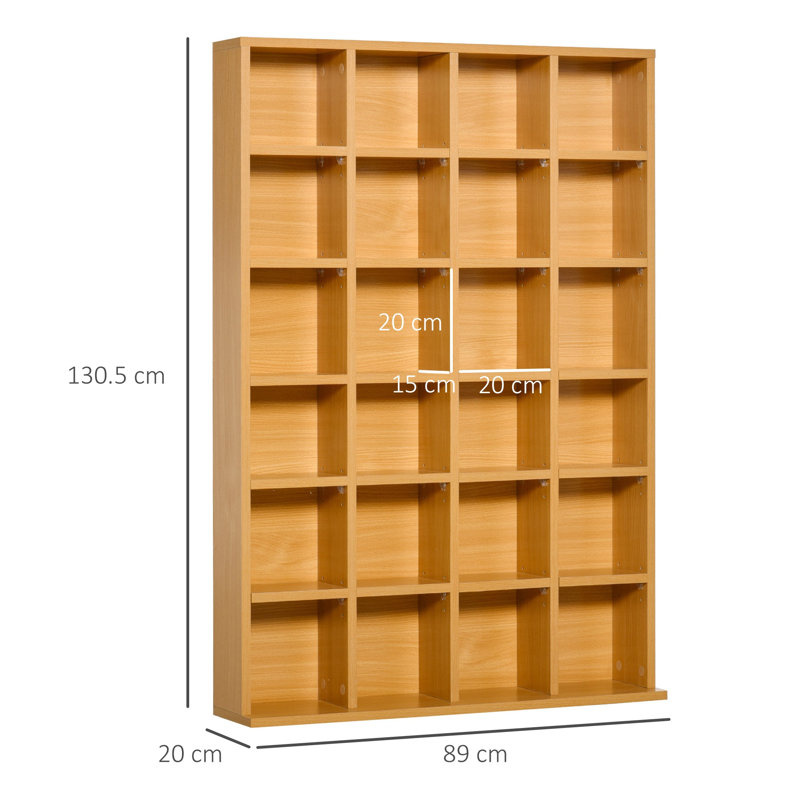 130.5cm H Media Shelves, Beige