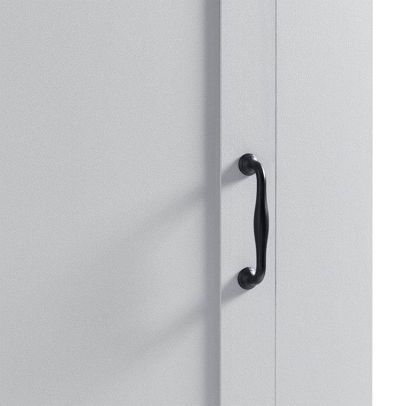 Grande armoire de rangement moderne, Gris