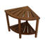 Banc de douche en bambou 22,25 "Mitch-1538845564