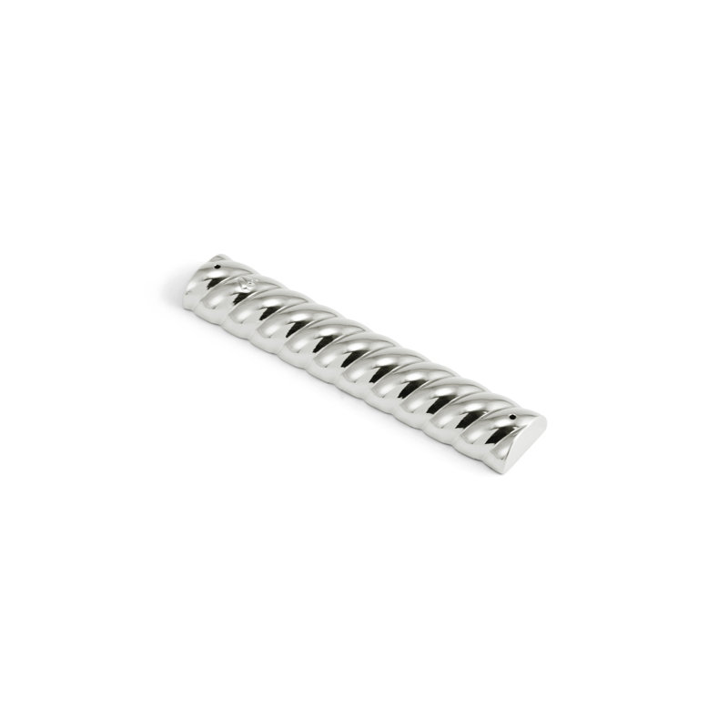 Twist Mezuzah, Silver