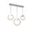 3-Light Dimmable LED Chandelier with Crystal Accents-40319584