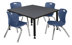 Gray/Chrome/Navy Blue